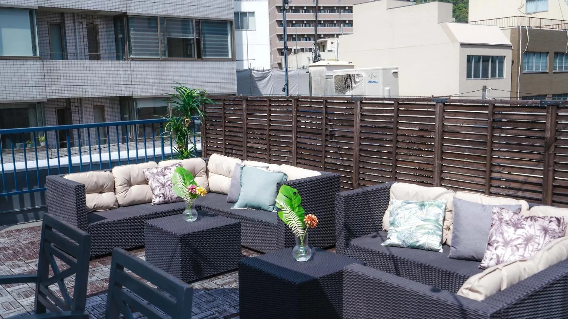 Ln15 Ricca 三宮5分! 屋上バーベキュー可能!キッチン付パーティ向コンド Roof Top Bbq 神戸市 アパート