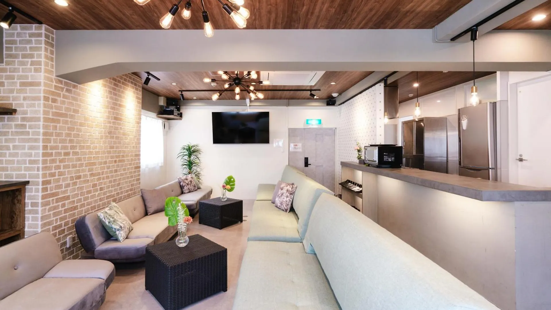 アパート Ln15 Ricca 三宮5分! 屋上バーベキュー可能!キッチン付パーティ向コンド Roof Top Bbq 神戸市