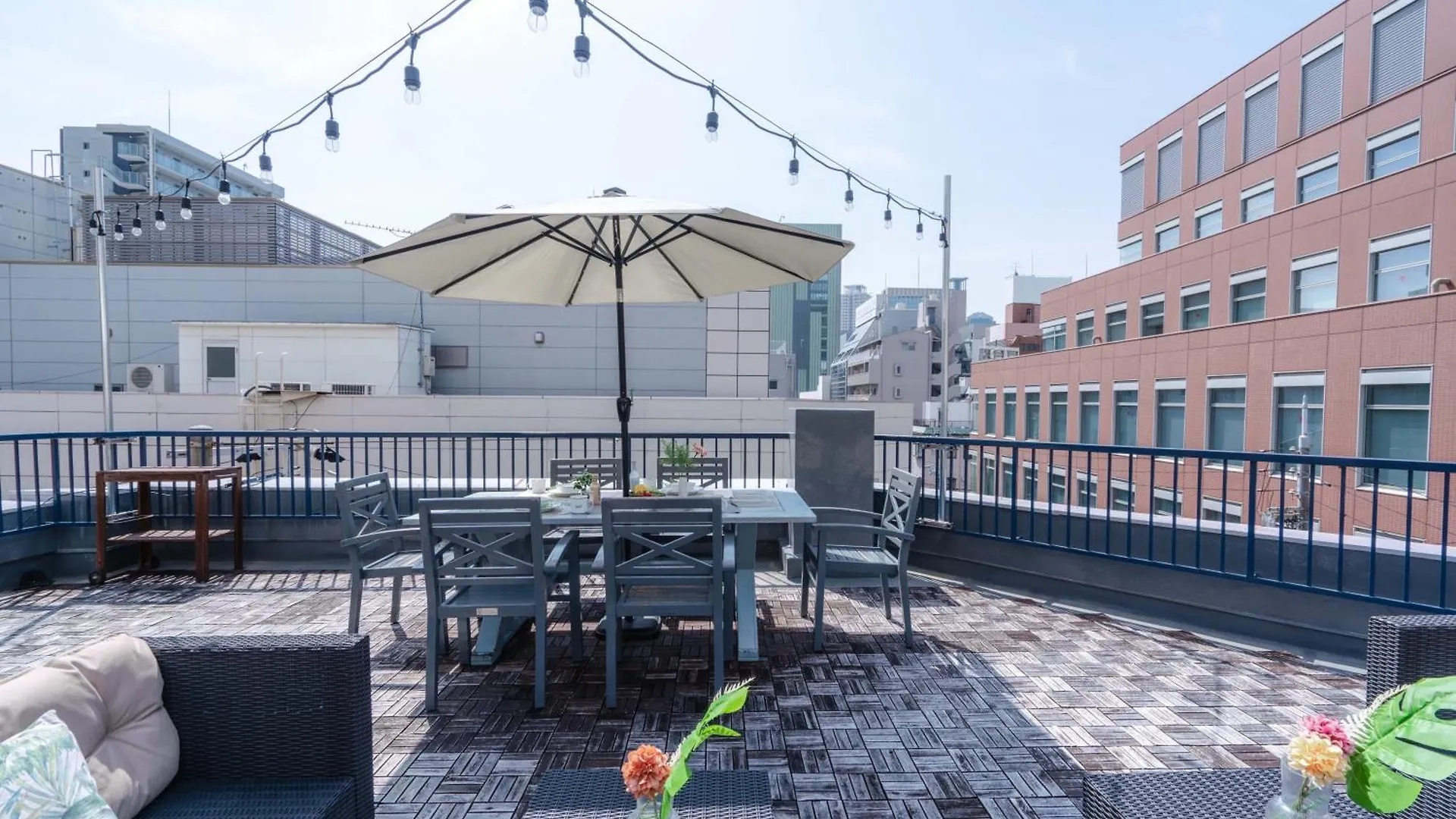 Ln15 Ricca 三宮5分! 屋上バーベキュー可能!キッチン付パーティ向コンド Roof Top Bbq 神戸市 アパート