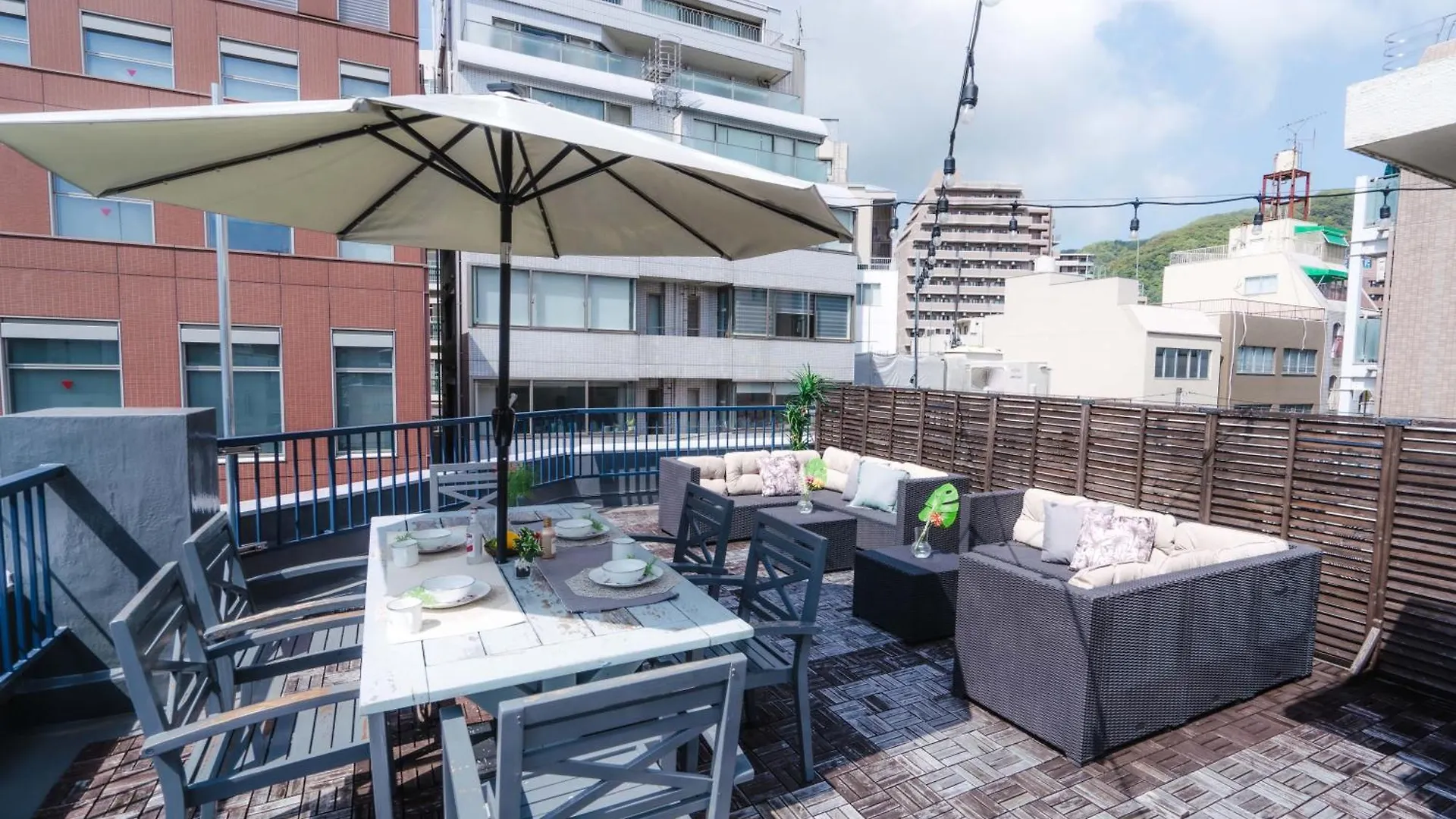 Ln15 Ricca 三宮5分! 屋上バーベキュー可能!キッチン付パーティ向コンド Roof Top Bbq 神戸市 アパート